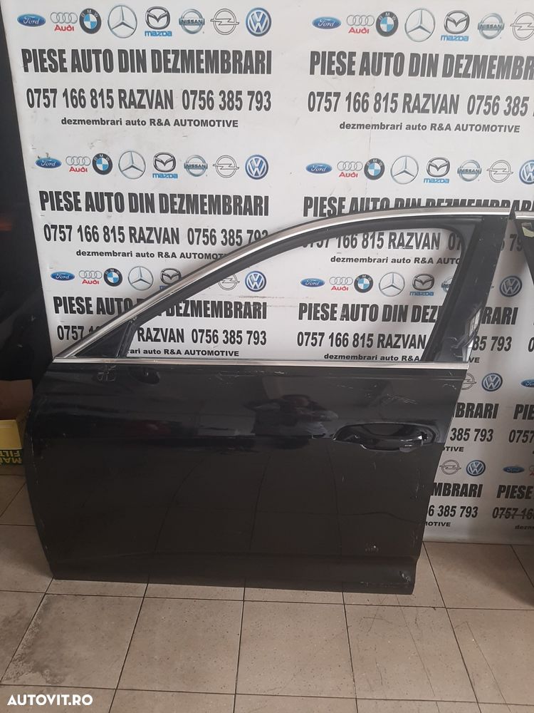 Usi Usa Portiera Stanga Dreapta Fata Audi A6 4K C8 An 2018-2022 Negre Cu Defect-Mici Urme De Lovitu - 2