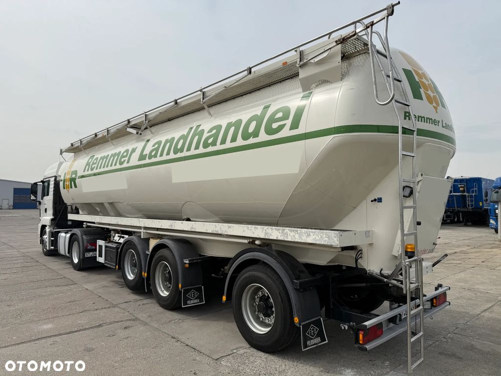 Feldbinder BPW 3 OSIE 7000kg Beczka do paszy Silos Paszowóz - 4