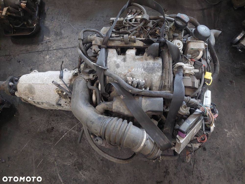 SILNIK BENZYNOWY KOMPLETNY + SKRZYNIA MERCEDES W210 E240 112914 722696 - 5