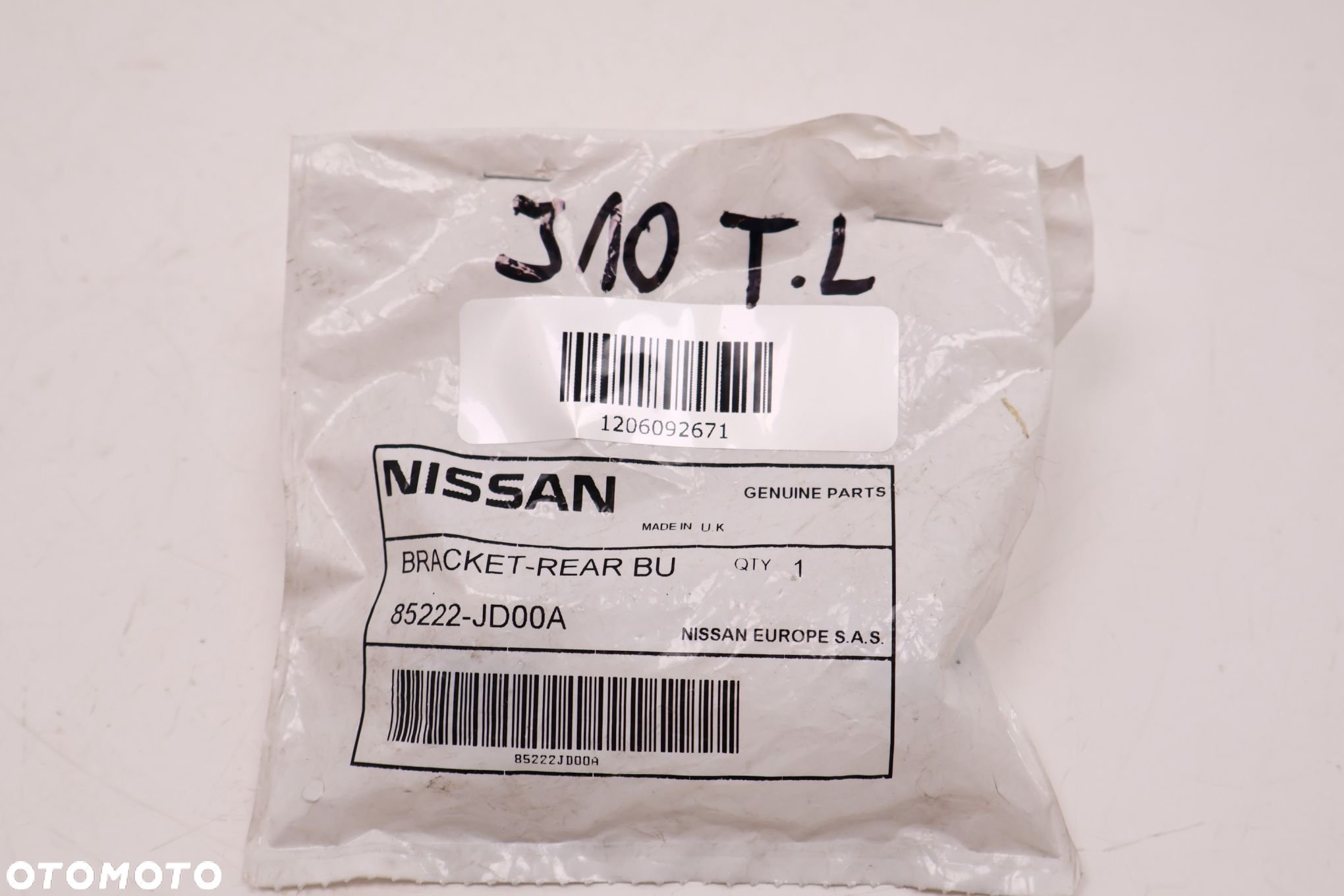 NISSAN QASHQAI J10 ŚLIZG ZDERZAKA LEWY TYŁ 85222-JD00A - 5
