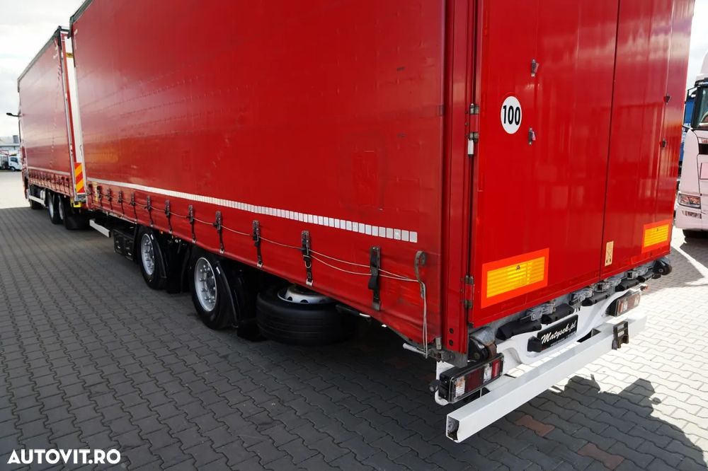 Mercedes-Benz ACTROS 2545 / TANDEM COMBINAT 120 M3 / TRANSIT / 6x2 / PUNTE RIDICATĂ / BIG SPACE / WIELTON / 2021 - 10