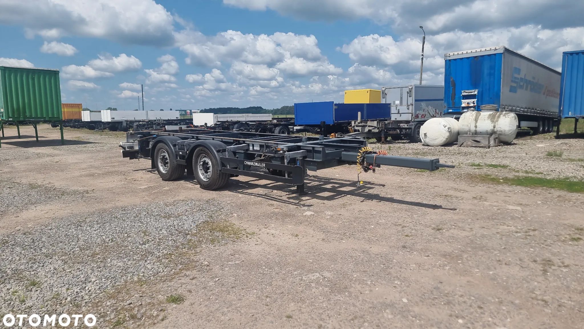 Schwarzmuller 25.500zł netto TANDEM BDF 7.45-7.80m SCHWARZMULLER DHL/DACHSER/DPD GÓRNY ZACZEP  2017ROK OPONY 385/55R22.5 HAMULCE TARCZOWE osie BPW ECO PLUS MOŻLIWOŚĆ TRANSPORTU - 1