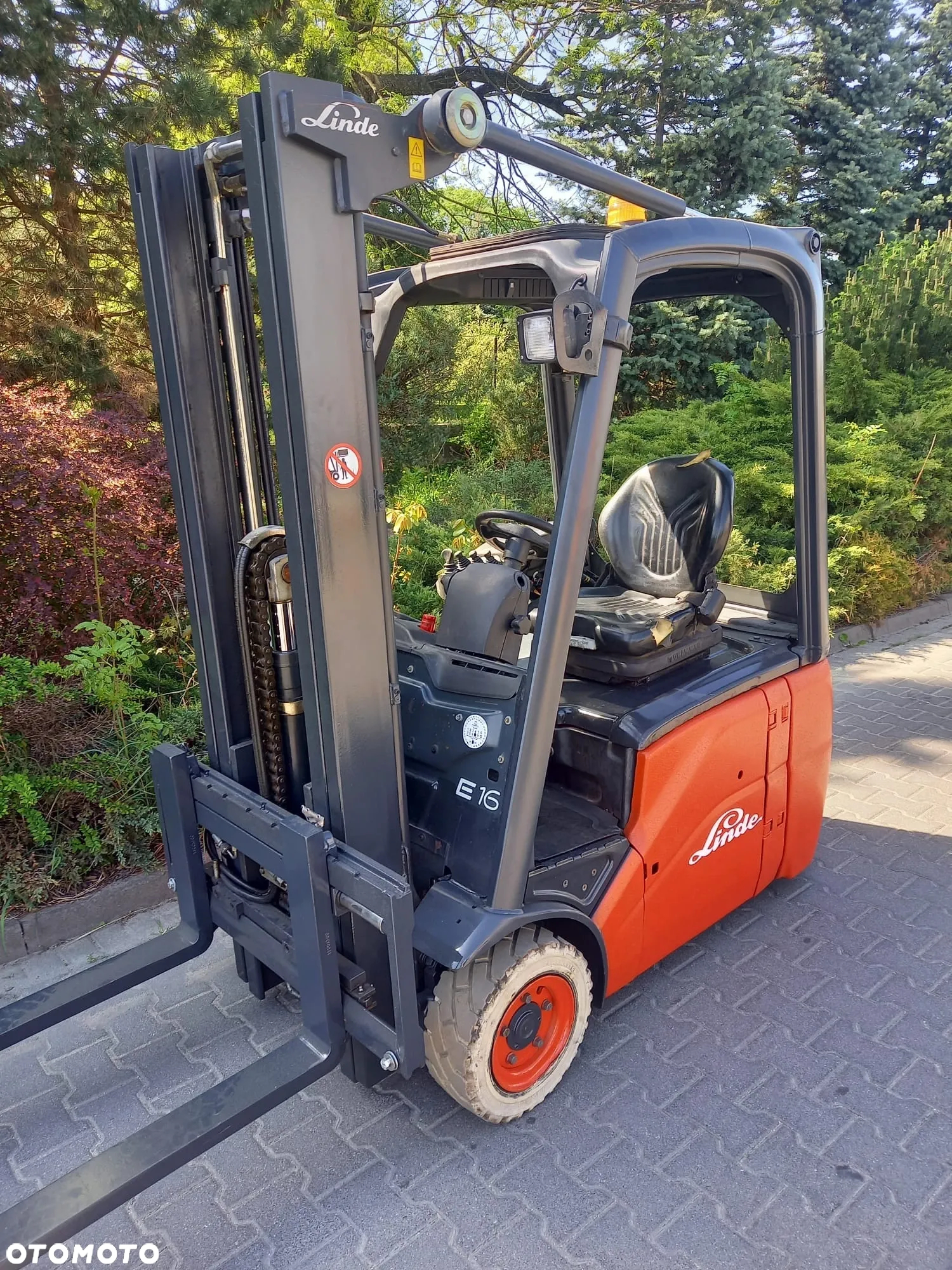 Linde E15 2010 r., Triplex 5,5m, E12, E14, E16 - 10