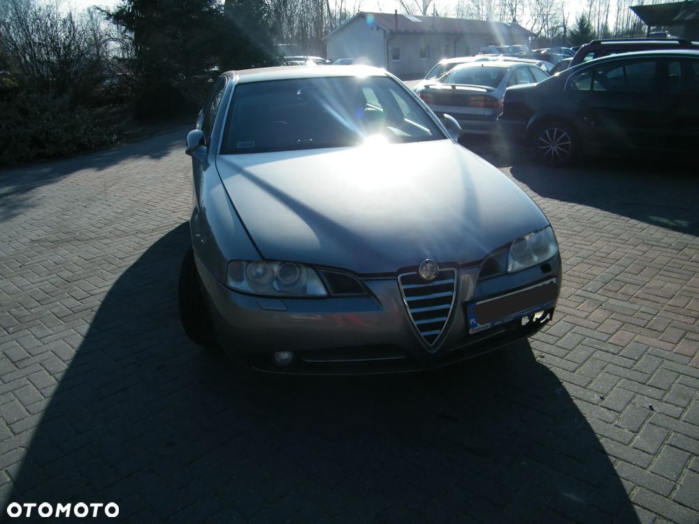 KOMPLETNY PRZÓD Alfa Romeo 166 FL lift polift 2005 pas przedni maska zderzak spryskiwacze reflektorów lampa XENON soczewka prawa lewa przetwornica wzmocnienie czołowe chłodnica kolor 739 Grigio Spoleto KOMPLET - 3