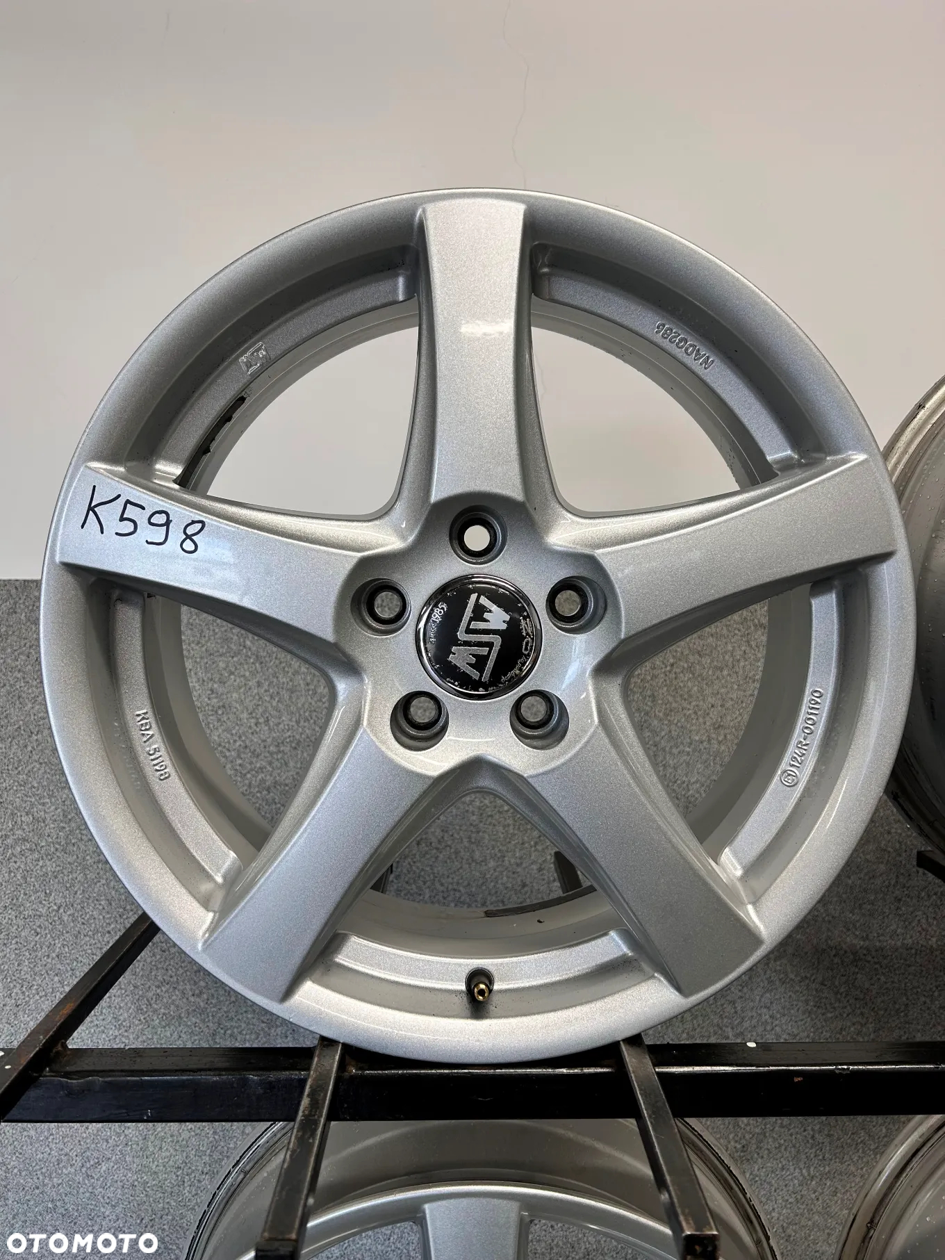 4 FELGI ALU. VW PASSAT B6,B7,B8,ARTEON,NEW BEETLE,T-ROC,ATECA,SKODA SUPERB,SEAT LEON 17'' 6,5J ET41 DESIGNED by O.Z. - 2