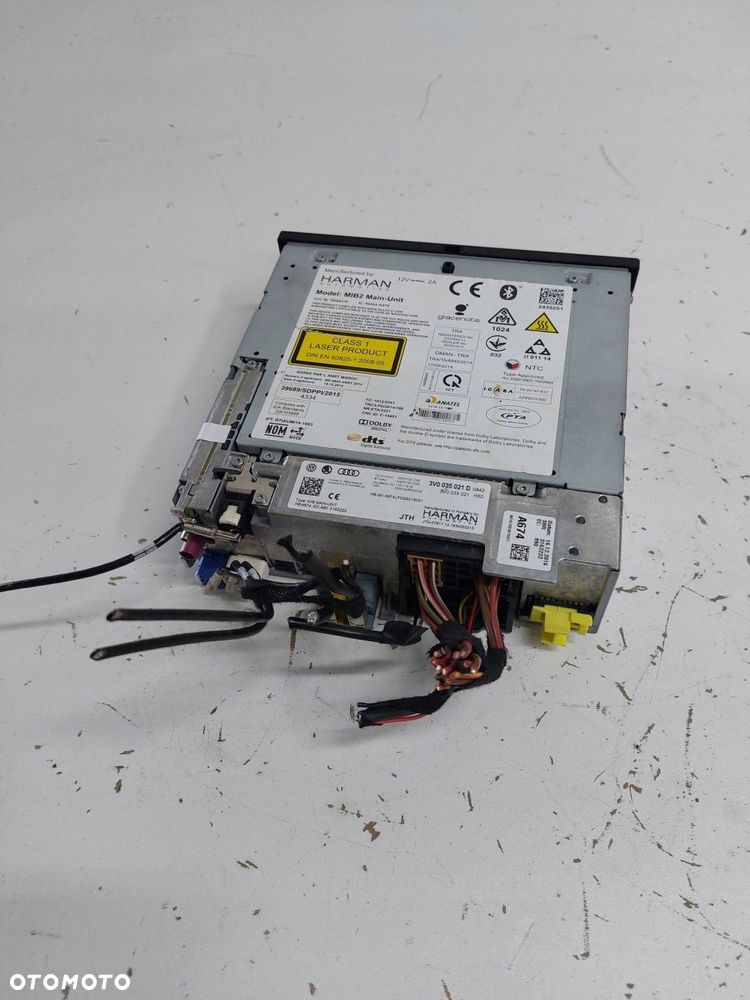 skoda superb iii octavia iii kodiaq czytnik nawigacja 3v0035021d europa - 3