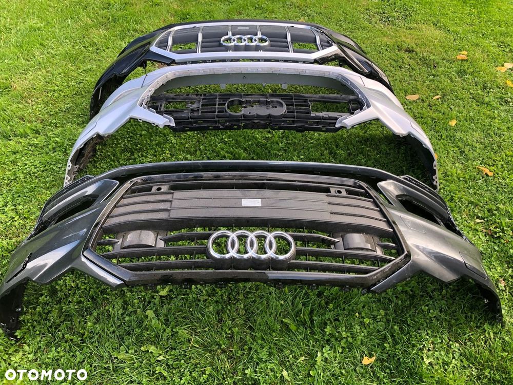 AUDI A6 C8 4K0 S LINE ZDERZAK PRZÓD PRZEDNI GRILL - 9