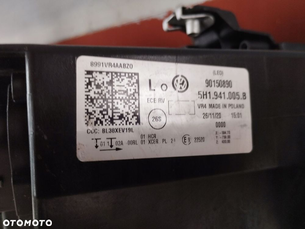 Lampa lewa Full LED VW Golf VIII 8 5H 5H1 5H1941005B - 9