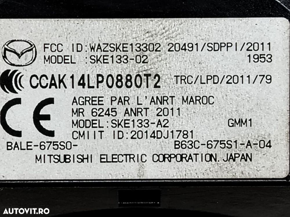 Ansamblu manete spira volan Ccak14lp0880t2 Mazda 6 GJ [2012 - 2015] - 3