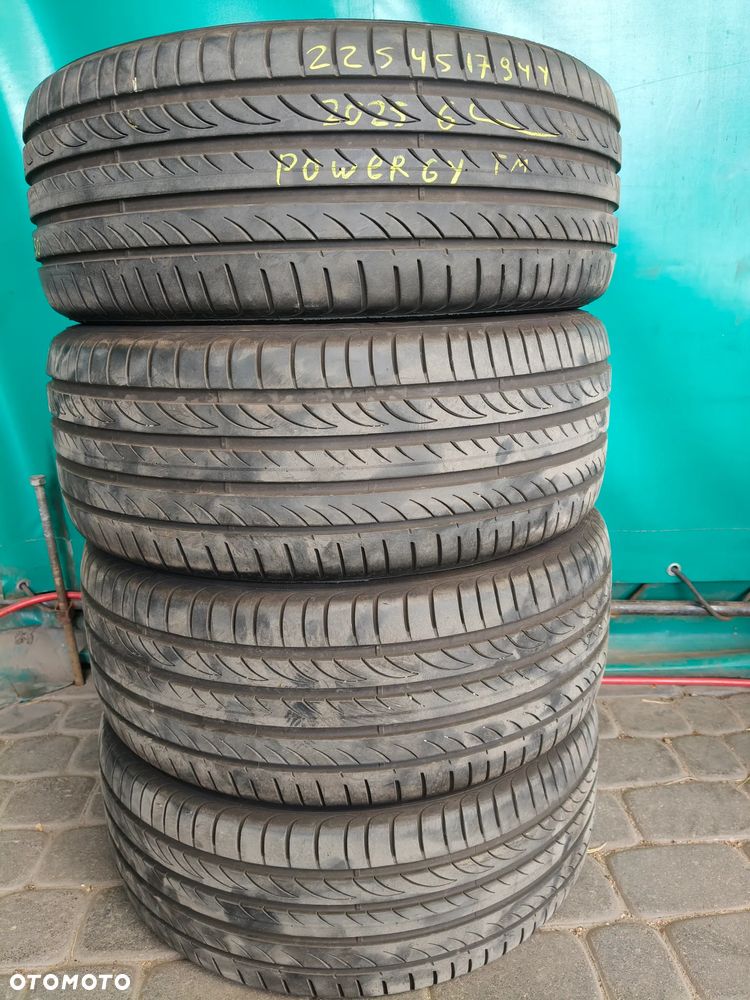 225/45R17 94Y - PIRELLI POWERGY - 25r. - Komplet - 6mm - 1