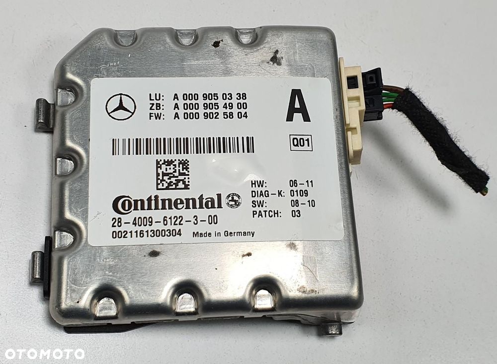 MODUŁ KAMERA SZYBY CZOŁOWEJ MERCEDES W207 A0009050338 - 3
