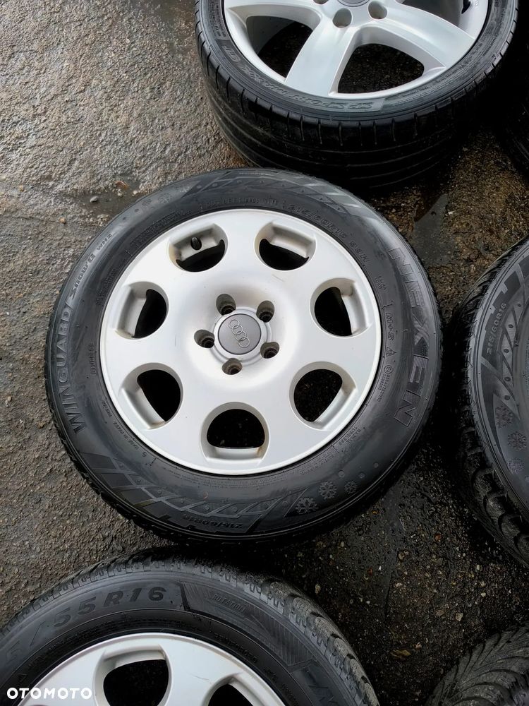 5x112 Felgi Aluminiowe Alufelgi 16 Koła Zimowe Zima AUDI A4 B5 B6 B7 A6 C5 C6 A3 8P 8V Q2 VW TOURAN GOLF PASSAT CADDY JETTA SEAT EXEO LEON TOLEDO ALTEA SKODA OCTAVIA YETI SUPERB Legnica ALU-RAD 5,5mm 215/55 - 7