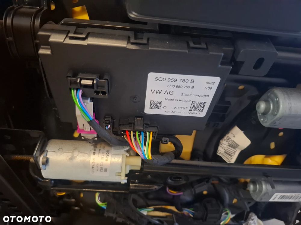 Fotele Skoda Octavia III kombi RS rok 2019 fotel kierowcy elektryczny skóra alcantara - 10