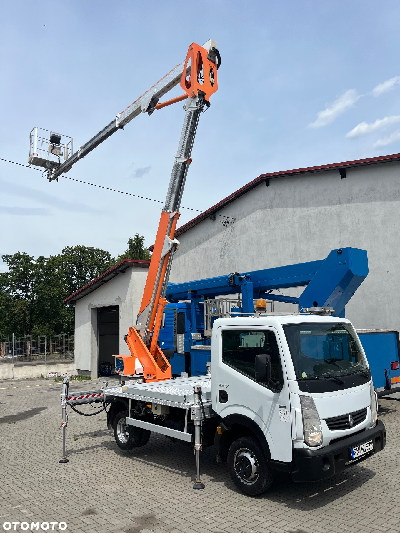 Renault Podnośnik Koszowy Multitel mx210 21 Metrów 10 w Bok jak Wumag Ruthmann Gsr - 31
