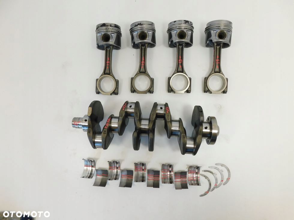 Wał korbowy tłok korbowód 2.0 TDI VW Passat B8 Audi A4 B9 Skoda Superb III - 1