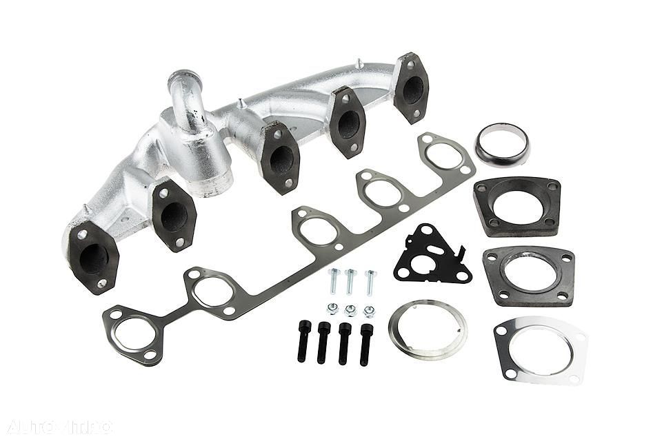Galerie evacuare fonta, noua, VW Touareg 2.5 tdi, VW Transporter T5, 2003-2010, pentru motoare BAC,BLK, cutie automata - 1