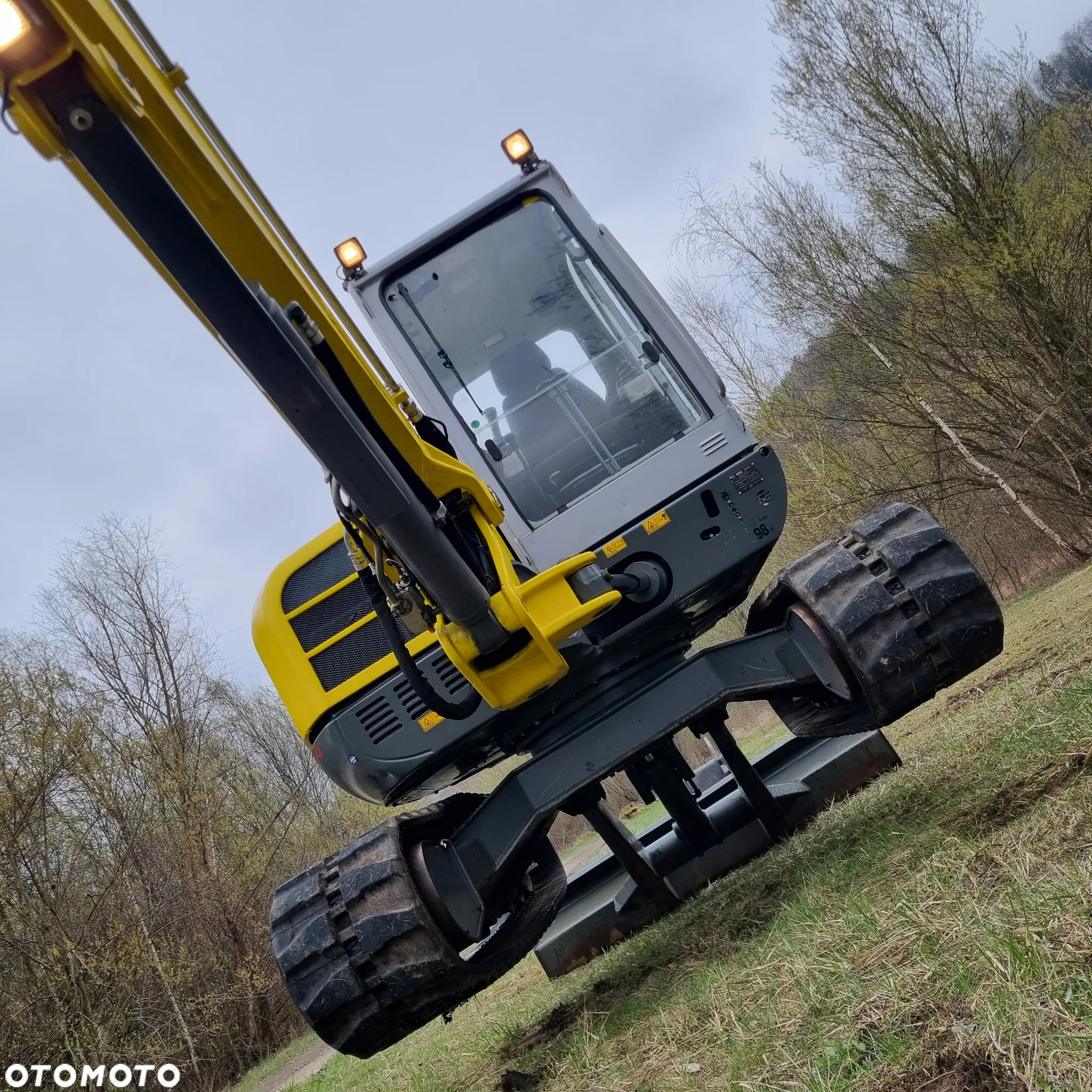 Wacker Neuson 8 ton Koparka Gąsienicowa 75Z3- komplet łyżek!- 2015r IMPORT NORWEGIA Klima jak Nowa - 33