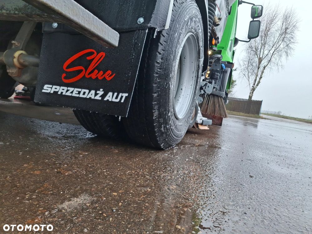 Renault Midlum 220 Zamiatarka Johnston Szczotki L/R Dodatkowy Silnik EUnited PM10 2014r Rura Do Liści - 13