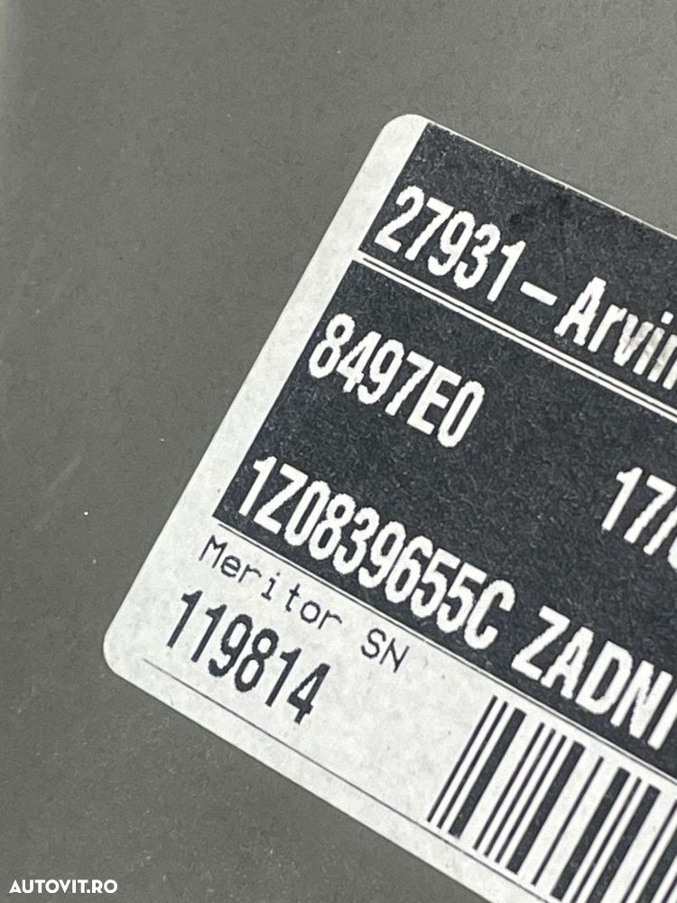 Macara usa stanga spate 1Z0839655C Skoda Octavia 2 [2004 - 2008] 2.0 - 2