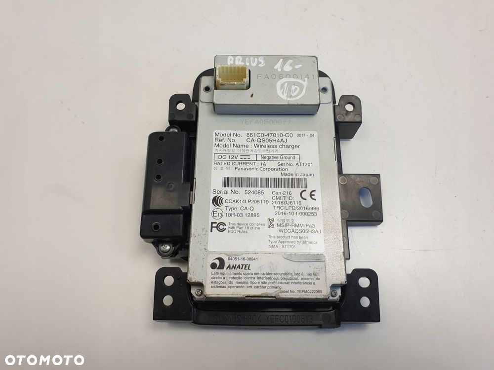 Toyota Prius IV ŁADOWARKA 861C0-47010-CO - 6