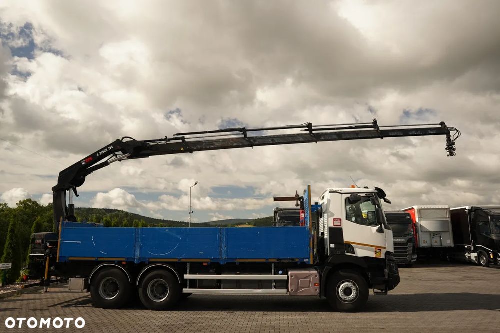 Renault C 380 / 6x4 / SKRZYNIOWY 6,8 m / + HDS HIAB X- HIPRO 192 ES- 4 WYSÓW: 12,4 M / ROTATOR / WIDŁY DO PALET / EURO 6 - 5