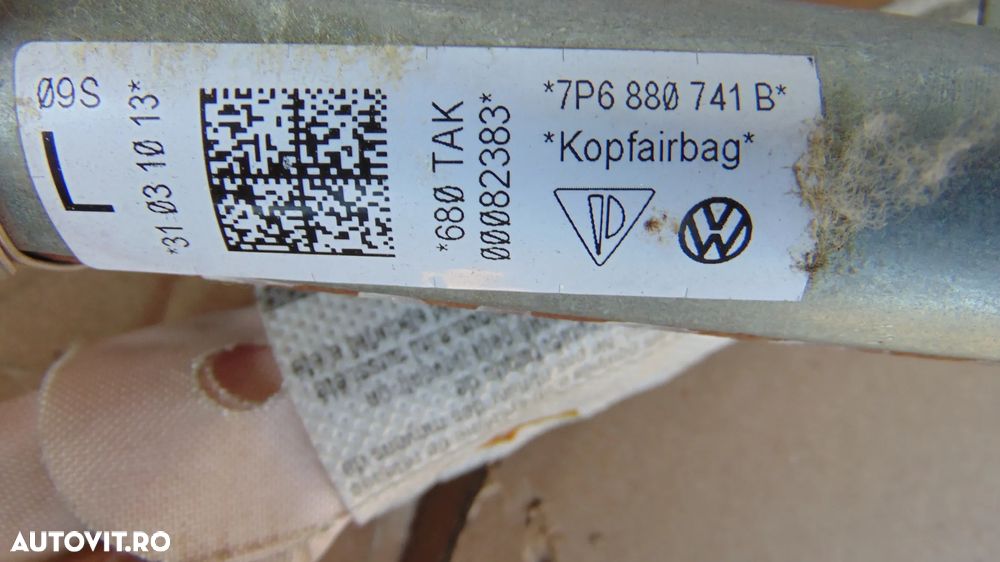 Airbag cortina VW touareg 7p an 2010-2017 airbag lateral stanga dreapta - 4