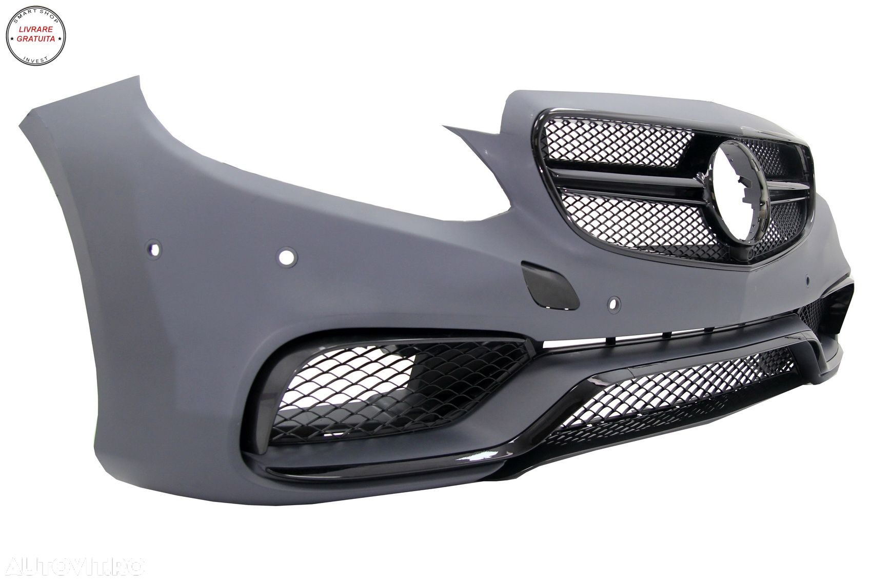 Kit Exterior Mercedes W212 E-Class Facelift (2013-2016) E63 Design Negru Lucios- livrare gratuita - 3