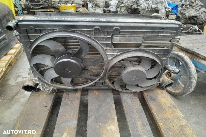 Radiator apa racire motor + AC 2.0 BKP Volkswagen VW Passat B6 [2005 - 1