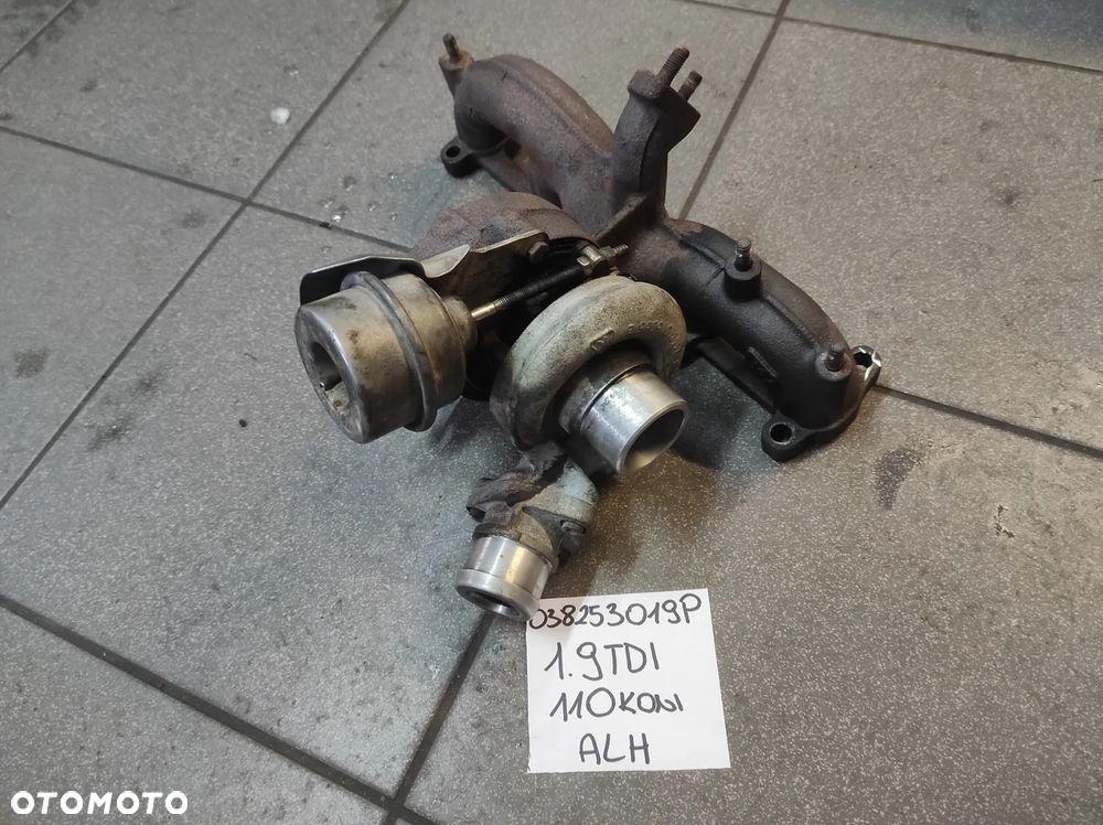 1.9 TDI 110 ALH TURBO TURBINA TURBOSPRĘŻARKA VW AUDI SEAT SKODA 038253019P SPRAWNA GWARANCJA WYSYŁKA !! - 1