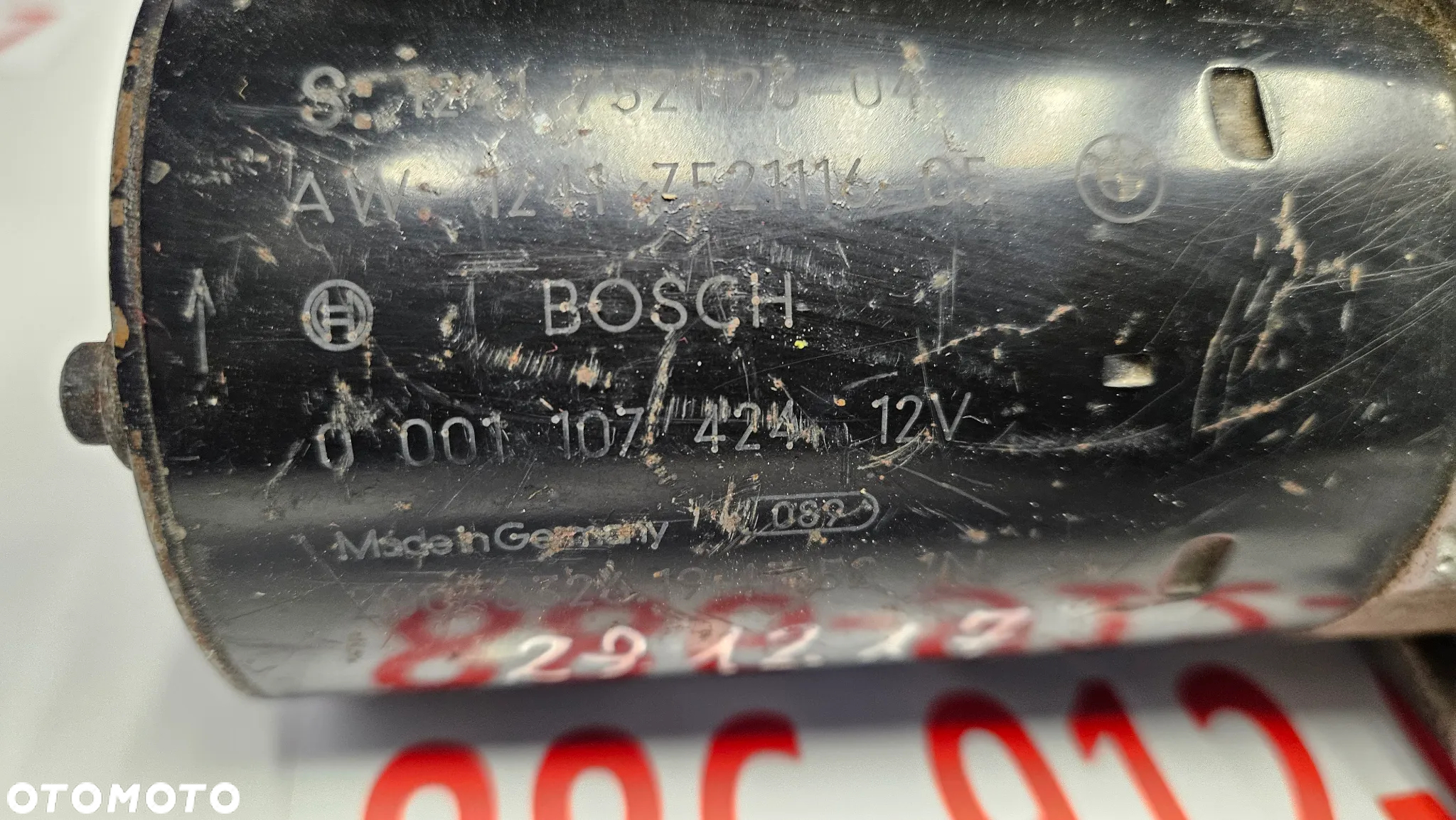 BMW 5 E60 E61 2.5i 3.0i  Rozrusznik 7521123  BOSCH 0001107424 - 3
