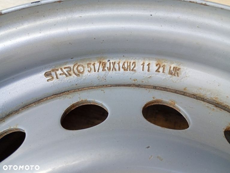felga stalowa starco do przyczepy lawety ET30 5x112 5.5Jx14H2 R14 - 3