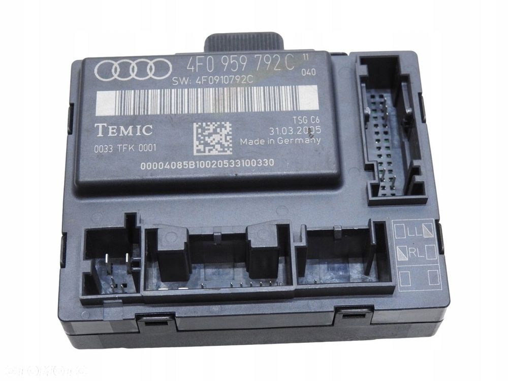 MODUŁ STEROWNIK DRZWI AUDI A6 C6 4F0959792C