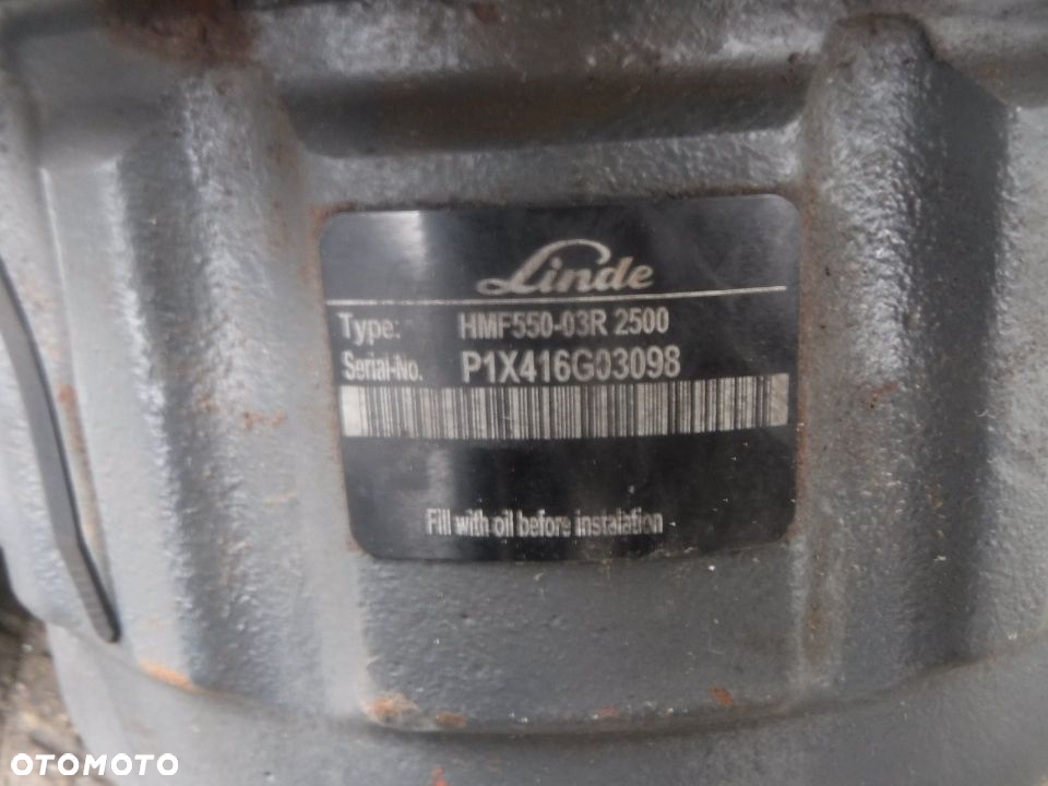 linde hydromotor zwolnica silnik jazdy hmf550 wałek - 2