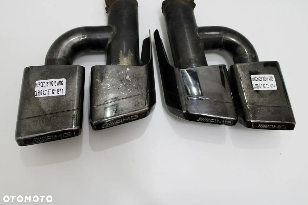 2x Końcówka końcówki wydechu AMG OE Mercedes CL W216 C216 Lift - 28