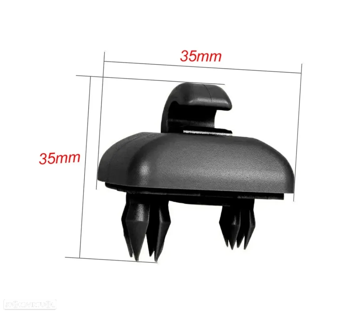 Mola suporte Pala Sol Seat Audi TT A1 A3 S3 A4 S4 Allroad A5 S5 Q3 Q5 - Preto - 4