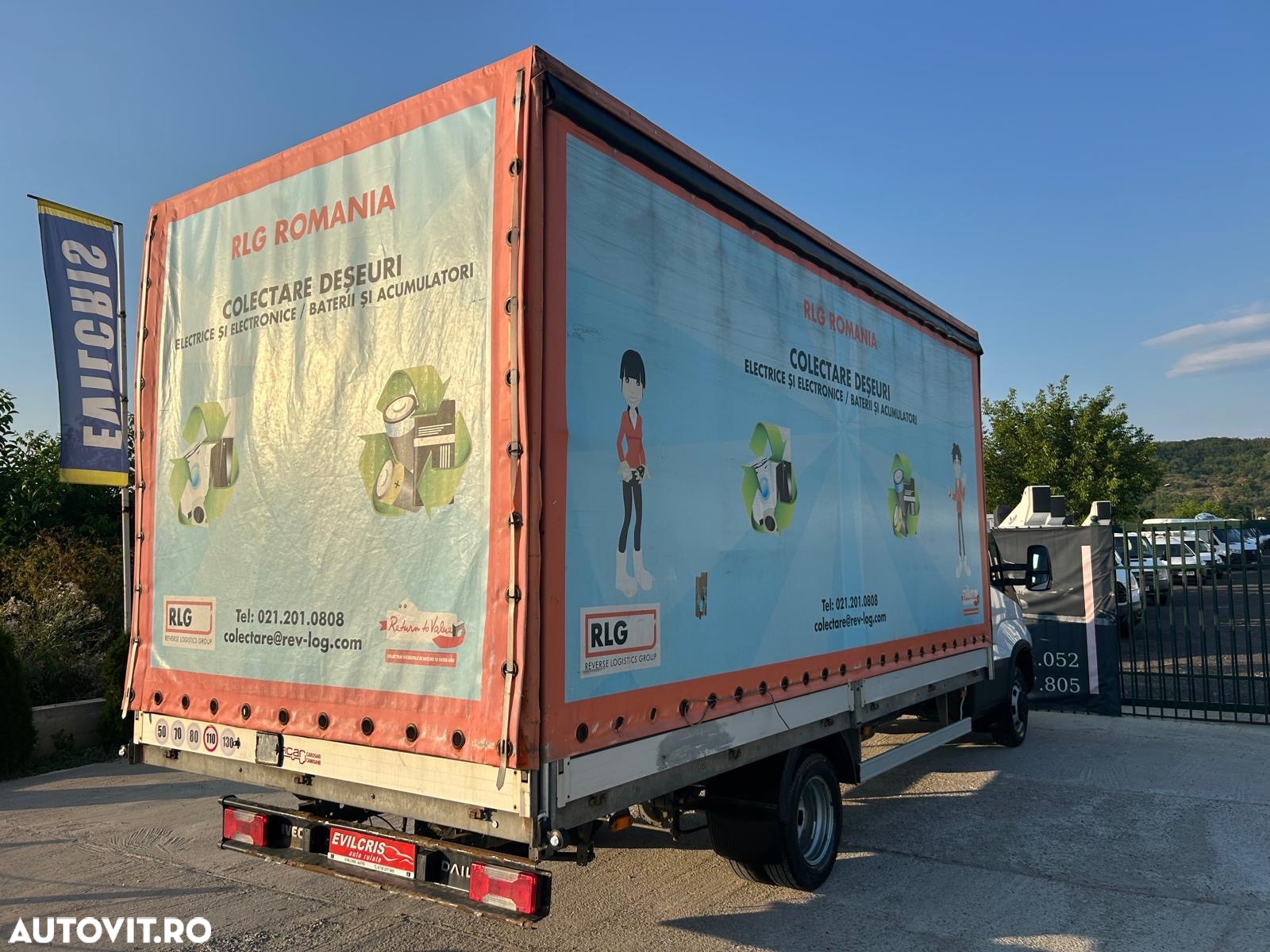 Iveco Daily Prelata 10 EUROPALETI AXA DUBLA SPATE - 10