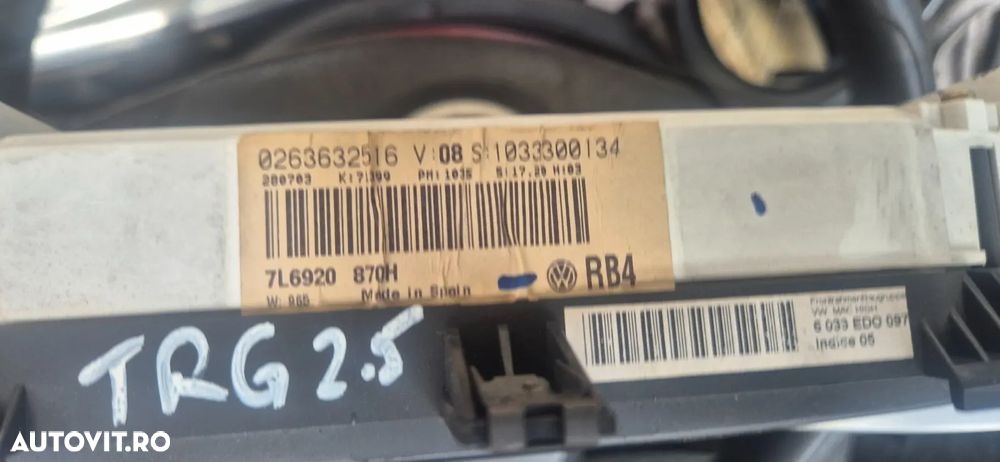 Ceas bord Vw Touareg 7L 2006 2.5 diesel RB4 0263632516 7L6920870H - 3