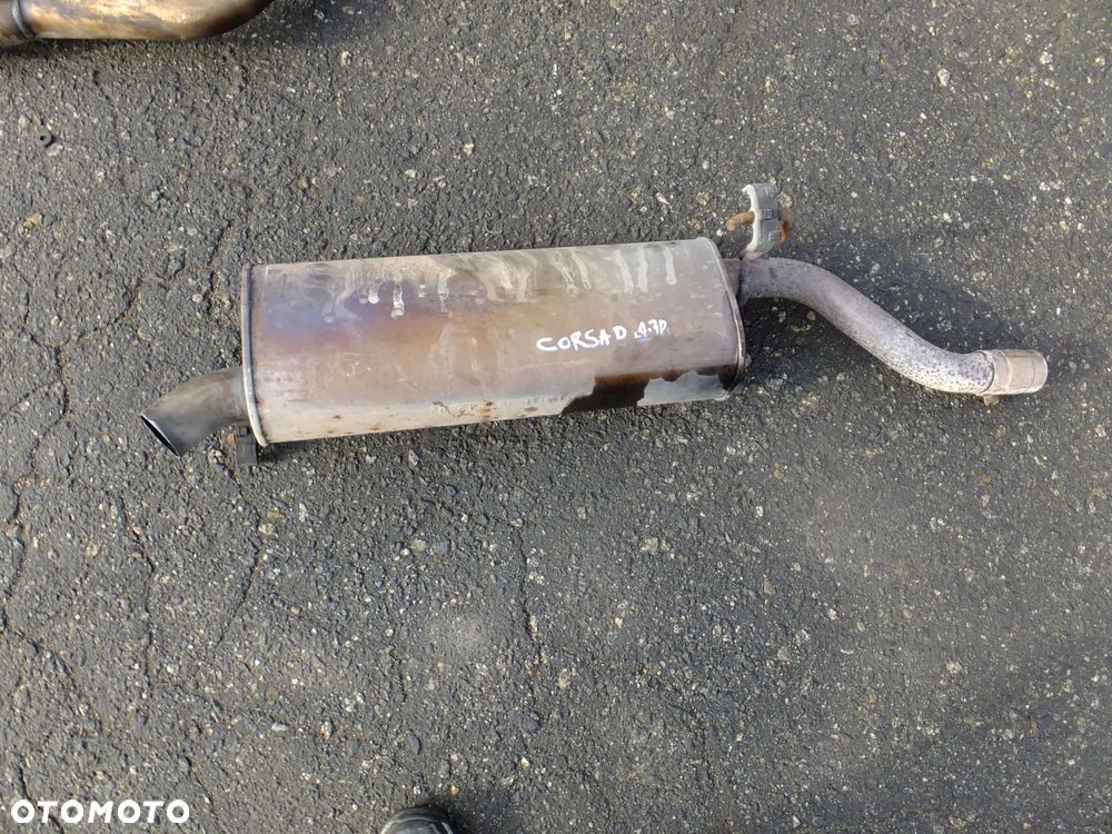 tłumik końcowy opel corsa d 1,7 cdti 2008r - 1