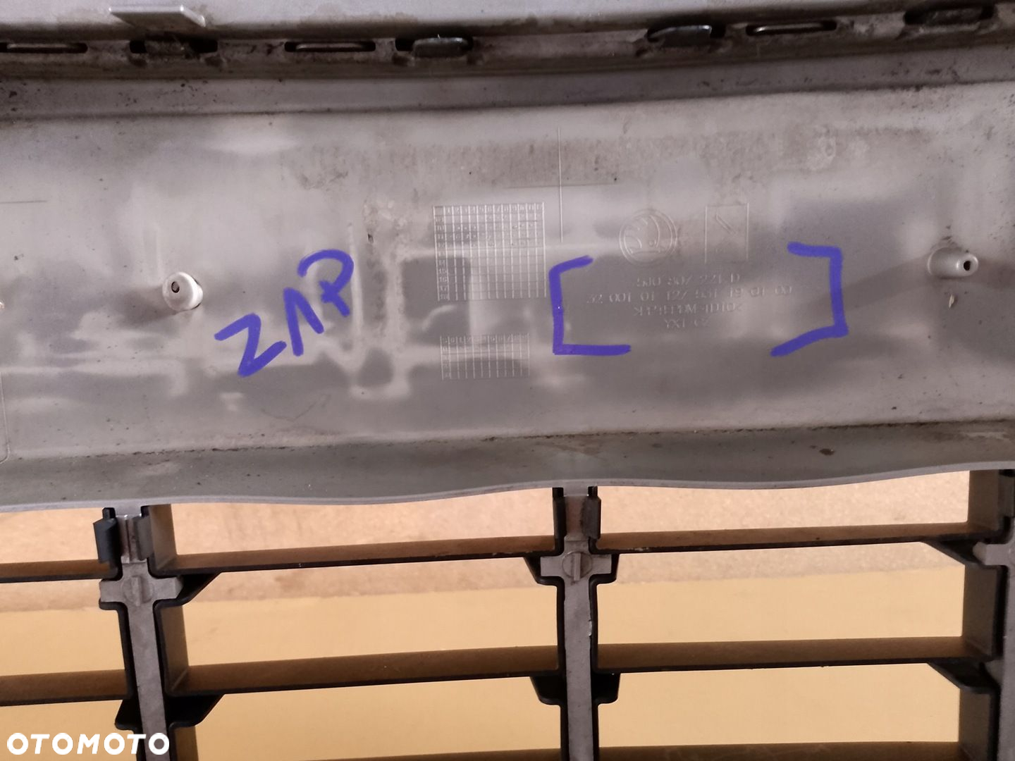 ZDERZAK PRZÓD PRZEDNI SKODA FABIA II LIFT ROOMSTER LA7W 5J0807221D - 10