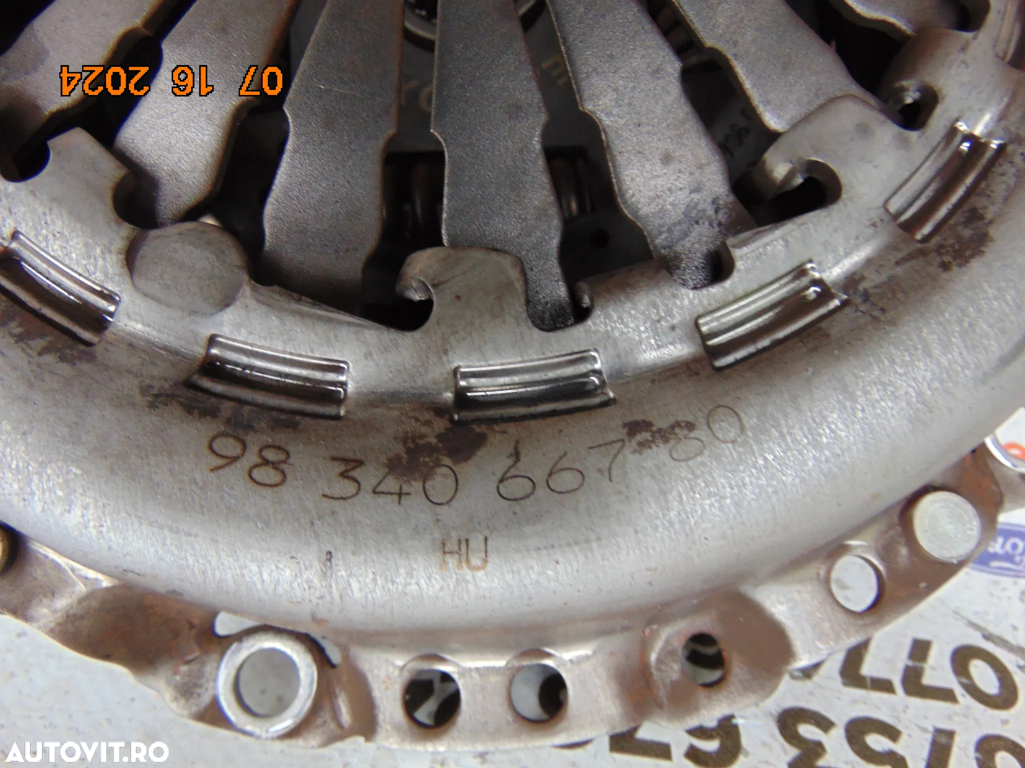 Volanta Peugeot 208 1.2 benzina placa presiune disc ambreiaj Opel astra f citroen c3 2008 3008 1.2 hm05 - 4