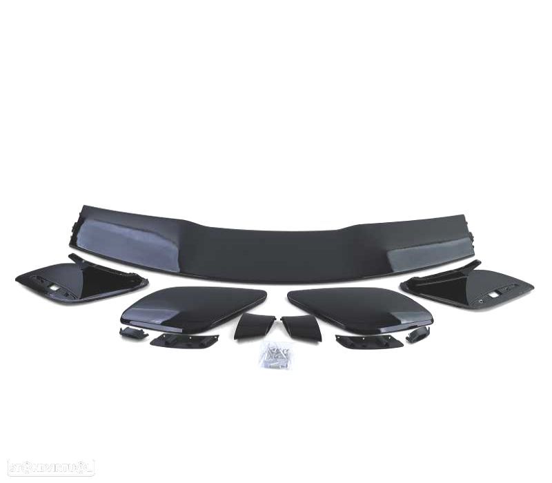 AILERÓN SPOILER MERCEDES CLASE A W176 LOOK AMG A45 PRETO BRILHANTE 12-18 - 3