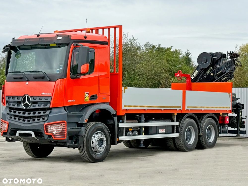 Mercedes-Benz Arocs 2643 *SKRZYNIA 6,40m /HIAB X - HIDUO 188 ES - 5 + PILOT /6x4 - 3