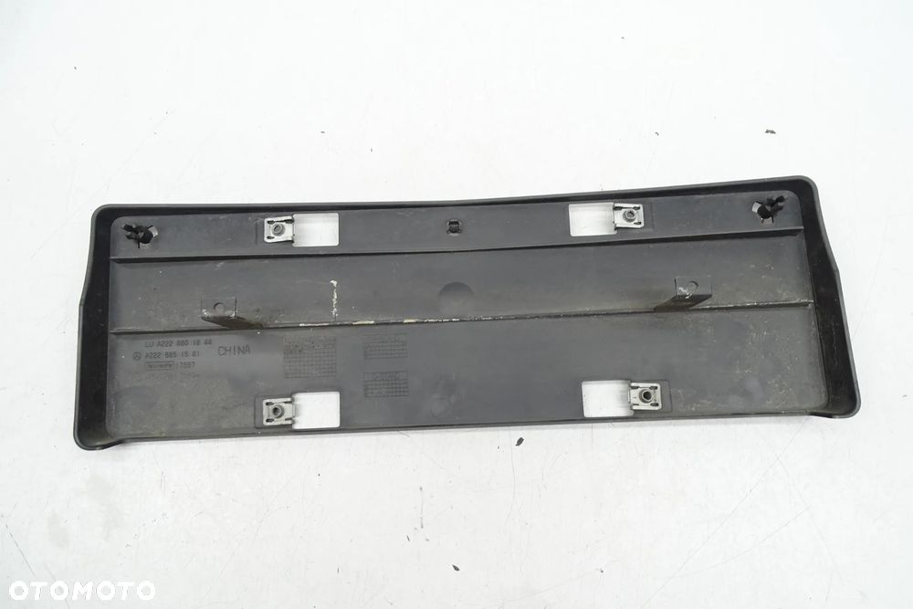 MERCEDES S KLASA W222 Mocowanie Numeru Tablicy Rejestracyjnej 2228801844 - 2