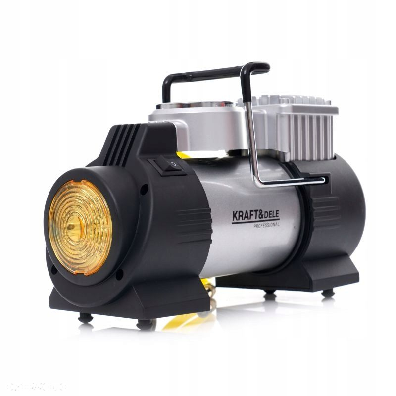 KOMPRESOR SAMOCHODOWY 12V ZAPALNICZKA SPRĘŻARKA MANOMETR ETUI 190W - 2