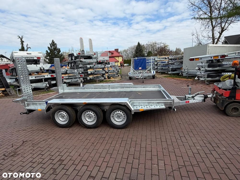 Niewiadów Przyczepa do przewozu sprzętu budowlanego Niewiadów K4035 Najazdy 406x195 cm 3 osie DMC 3500kg pod minikoparke walec dostawa pod dom - 7