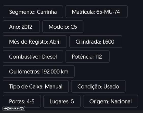 Citroën C5 Tourer 1.6 HDi Séduction - 10