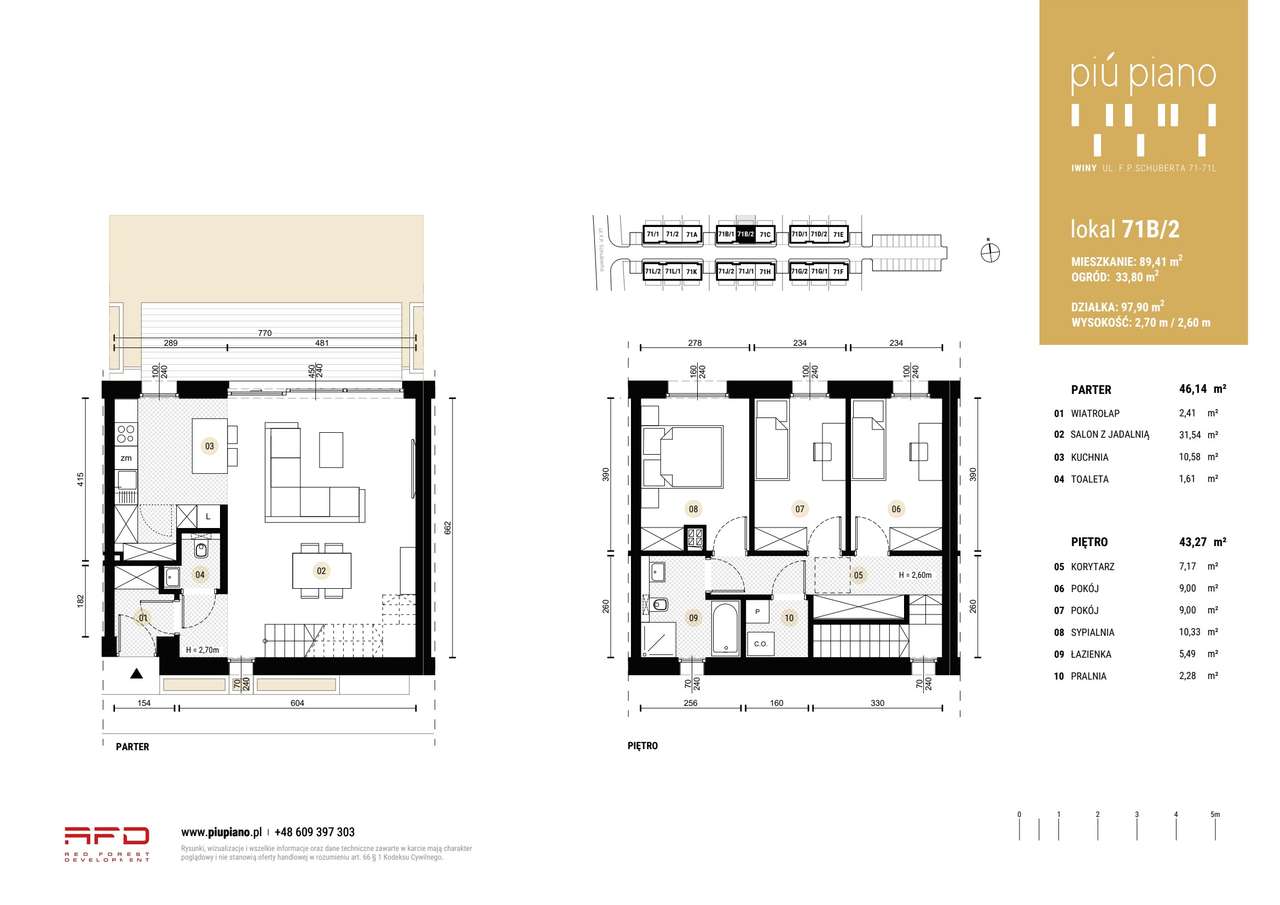 4-pokojowy dom 89m2 + ogródek Bezpośrednio - Pełny obrazek: 2/20