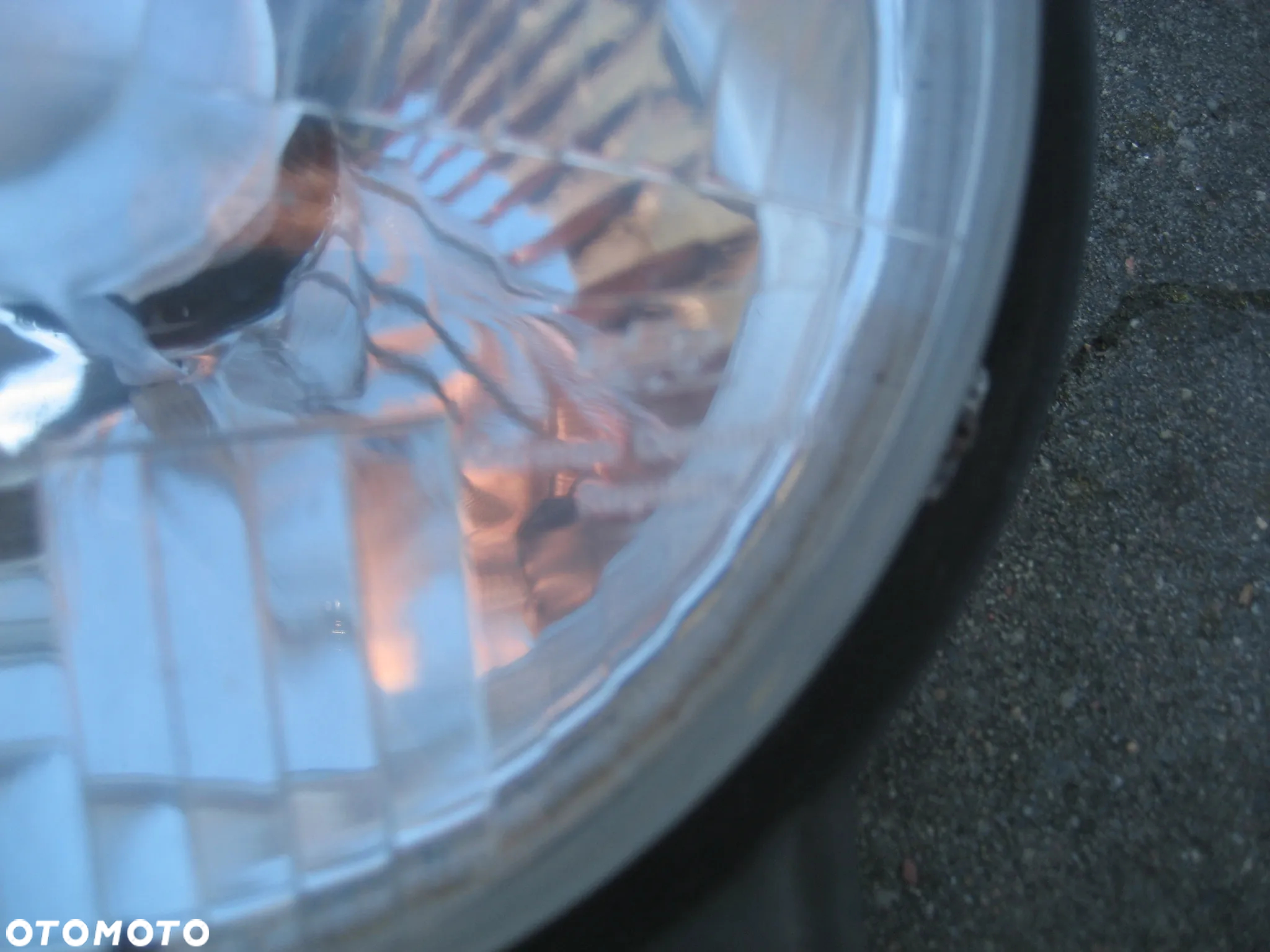 vw t3 transporter t3 lampa przód prawa 251941752h - 3