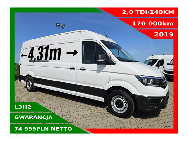 Volkswagen Crafter L3H2 *74999zł NETTO* 2.0TDi/140KM
