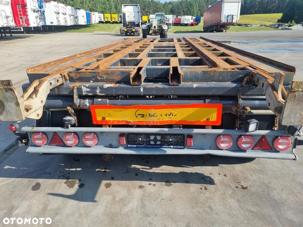 Cmt Przyczepa Hakowiec Wywrotka do Przewozu Kontenerów 6,50 m - 7,00 m - 12